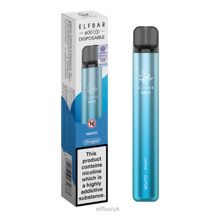 ELFBAR 600V2 Disposable Vape - 20mg DN4217 Mojito