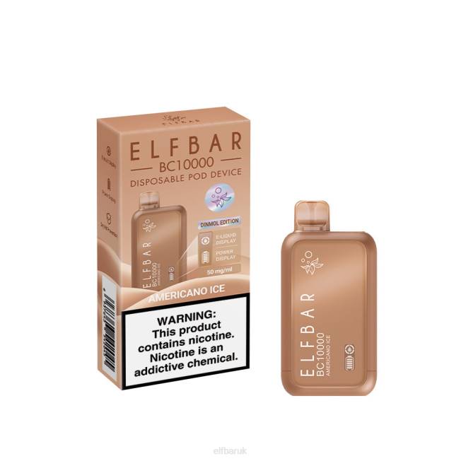 ELFBAR Best Flavor Disposable Vape BC10000 Ice Series Americano Ice BN2D3