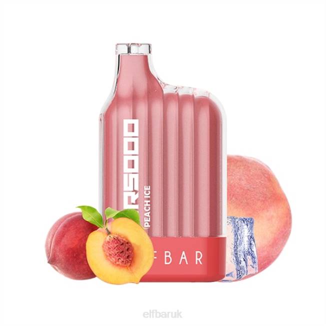 ELFBAR Best Flavor Disposable Vape CR5000 Ice Series Peach Ice BN2D20