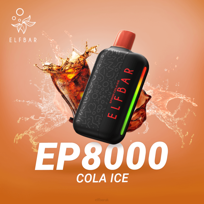 ELFBAR Disposable Vape New EP8000 Puffs Cola Ice BN2D63