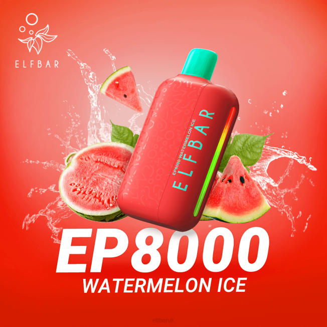 ELFBAR Disposable Vape New EP8000 Puffs Watermelon Ice BN2D62