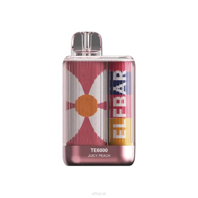 ELFBAR Disposable Vape TE6000 Puffs Juicy Peach BN2D85