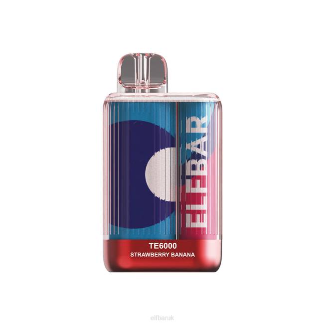 ELFBAR Disposable Vape TE6000 Strawberry Combos Strawberry Banana BN2D94