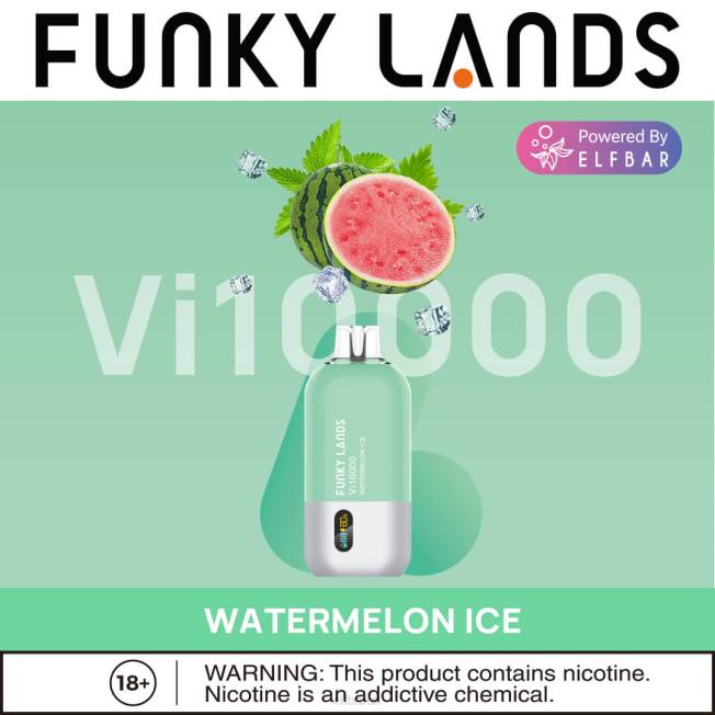 ELFBAR Funky Lands Best Flavor Disposable Vape Vi10000 Iced Series Cranberry Grape Duo Ice BN2D156