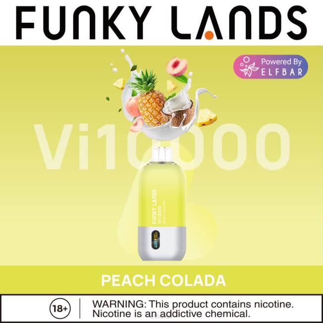 ELFBAR Funky Lands Best Flavor Disposable Vape Vi10000 Iced Series Watermelon Ice BN2D154