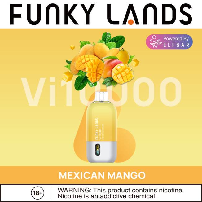 ELFBAR Funky Lands Best Flavor Disposable Vape Vi10000 Top Sale Mexican Mango BN2D157