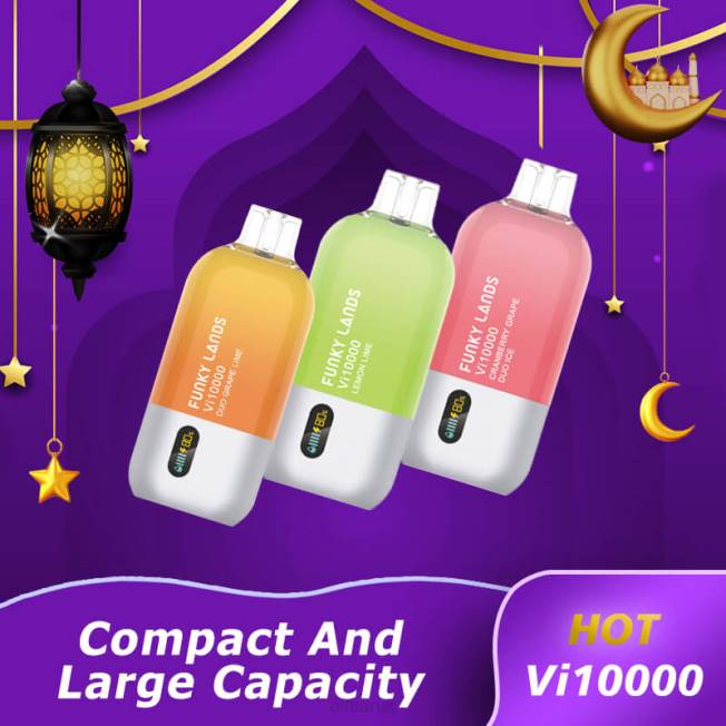 ELFBAR Funky Lands Disposable Vape Vi10000 Puffs Blueberry Ice BN2D158