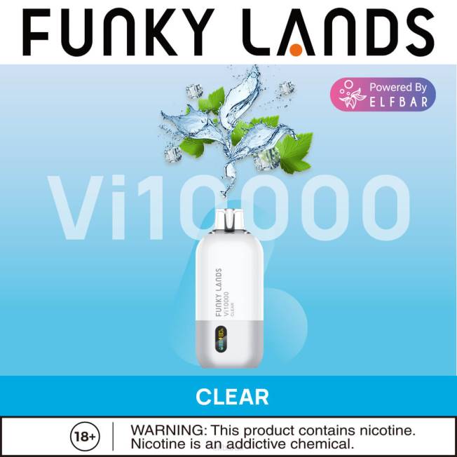 ELFBAR Funky Lands Disposable Vape Vi10000 Puffs Cranberry Grape Duo Ice BN2D165
