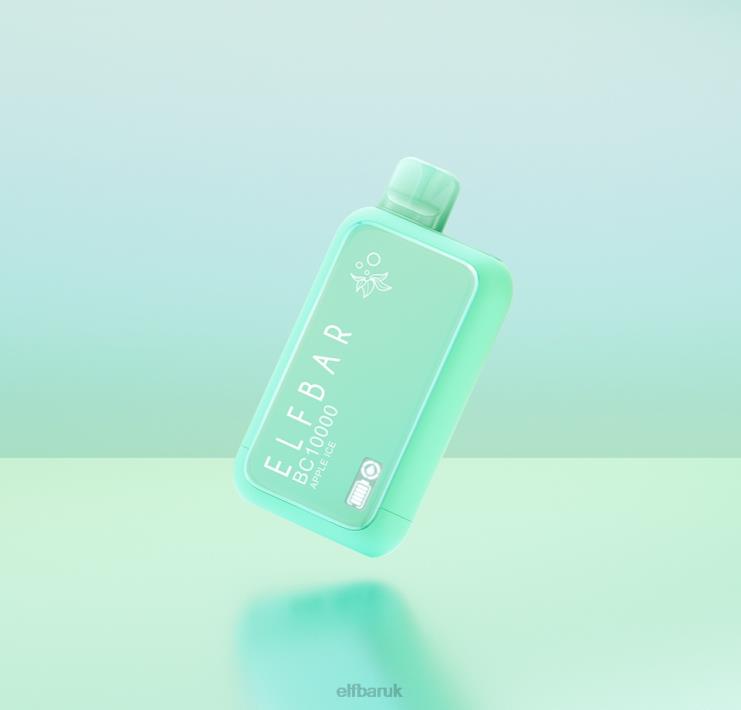 Elf Bar Flavours - ELFBAR BC10000 Disposable Vape Dinmol Edition Apple Ice D8XP023