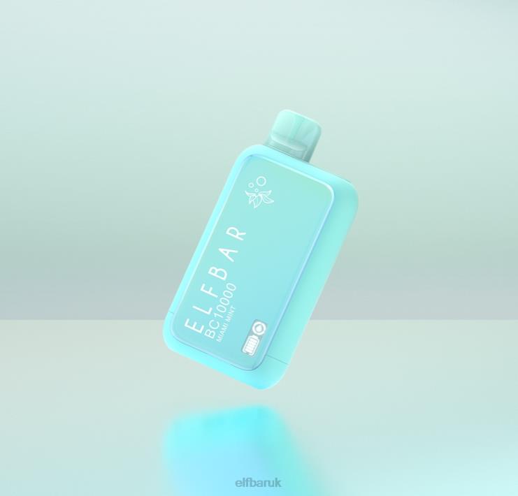 Elf Bar Flavours - ELFBAR BC10000 Disposable Vape Dinmol Edition Miami Mint D8XP020