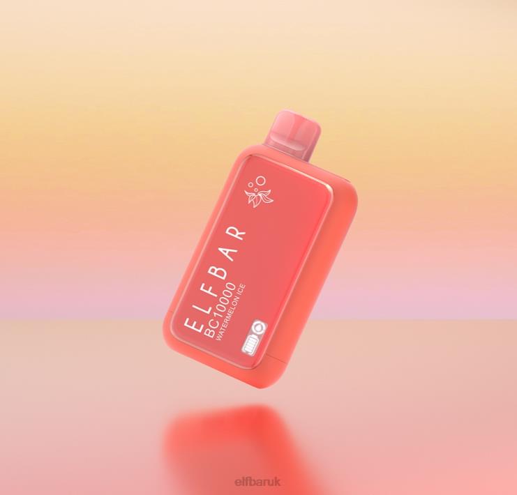 Elf Bar Flavours - ELFBAR BC10000 Disposable Vape Dinmol Edition Watermelon Ice D8XP014