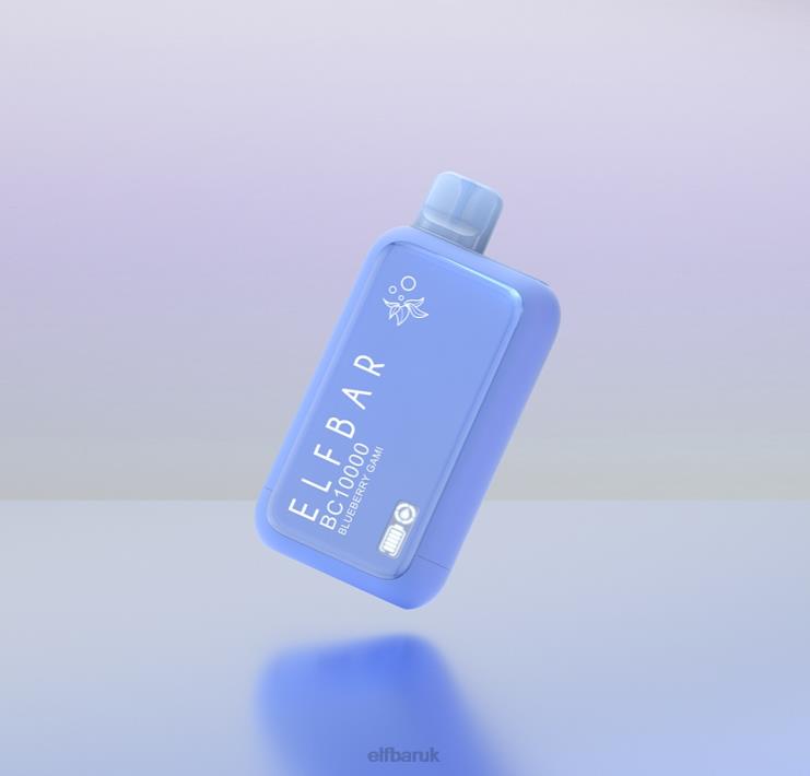 Elf Bar Vape - ELFBAR BC10000 Disposable Vape Dinmol Edition Blueberry Gami D8XP013