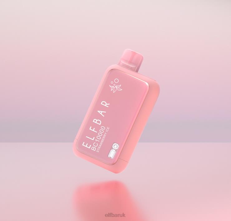 Elf Bar Vape - ELFBAR BC10000 Disposable Vape Dinmol Edition Strawberry Ice D8XP016