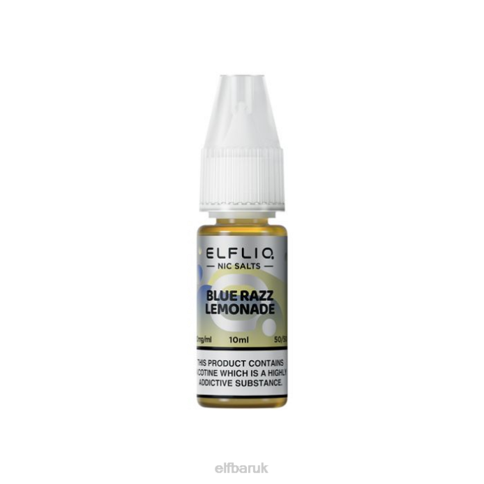 ELFBAR ELFLIQ Blue Razz Lemonade Nic Salts - 10ml-10 mg/ml DN42217