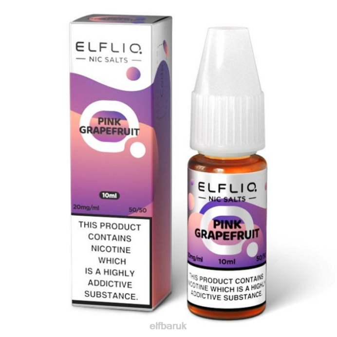 ELFBAR ELFLIQ Pink Grapefruit Nic Salts - 10ml-5mg DN42201