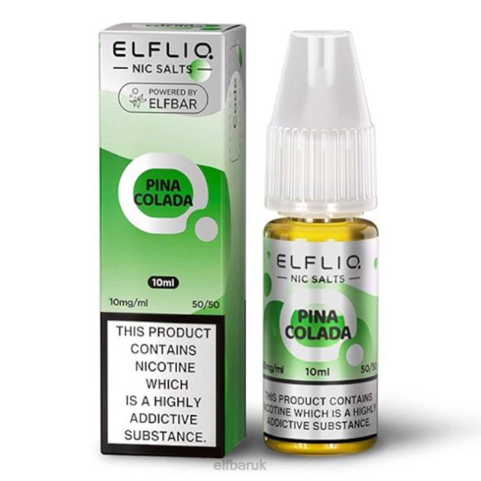 ELFBAR ElfLiq Nic Salts - Pina Colada - 10ml-10 mg/ml DN42175