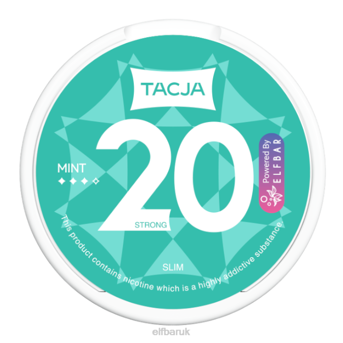 ELFBAR TACJA Nicotine Pouch - Mint - 1PK-12mg/g DN42231