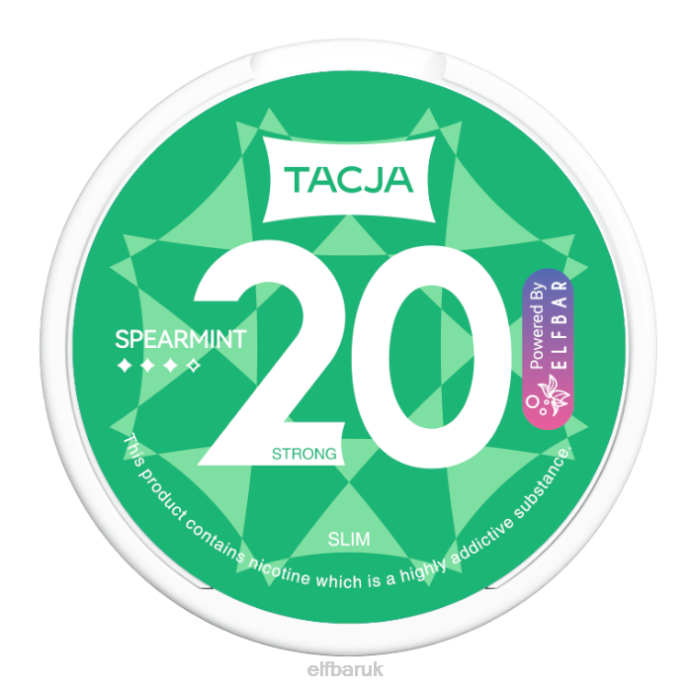 ELFBAR TACJA Nicotine Pouch - Spearmint - 1PK-20mg/g DN42227