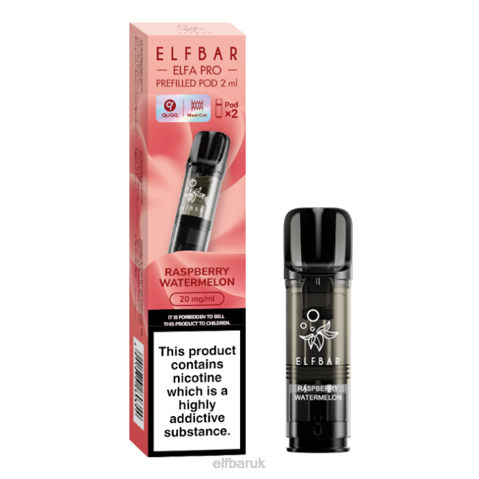 ELFBAR ELFA PRO Prefilled Pods - 20mg - 2PK DN4281 Lemon & Lime