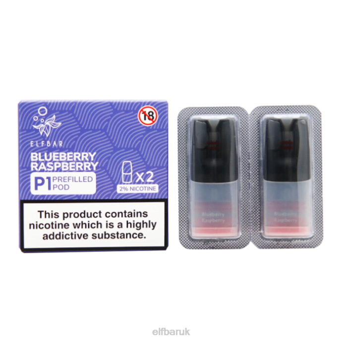 ELFBAR Mate 500 P1 Pre-Filled Pods - 20mg (2 Pack) DN42144 Blueberry