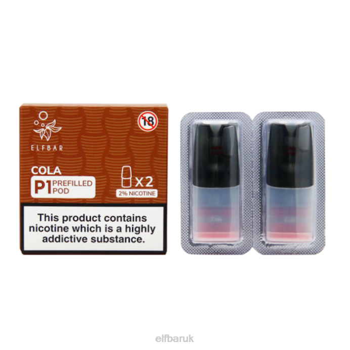 ELFBAR Mate 500 P1 Pre-Filled Pods - 20mg (2 Pack) DN42144 Blueberry